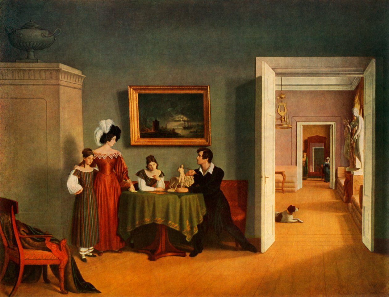 Familieportret door Fyodor Tolstoy