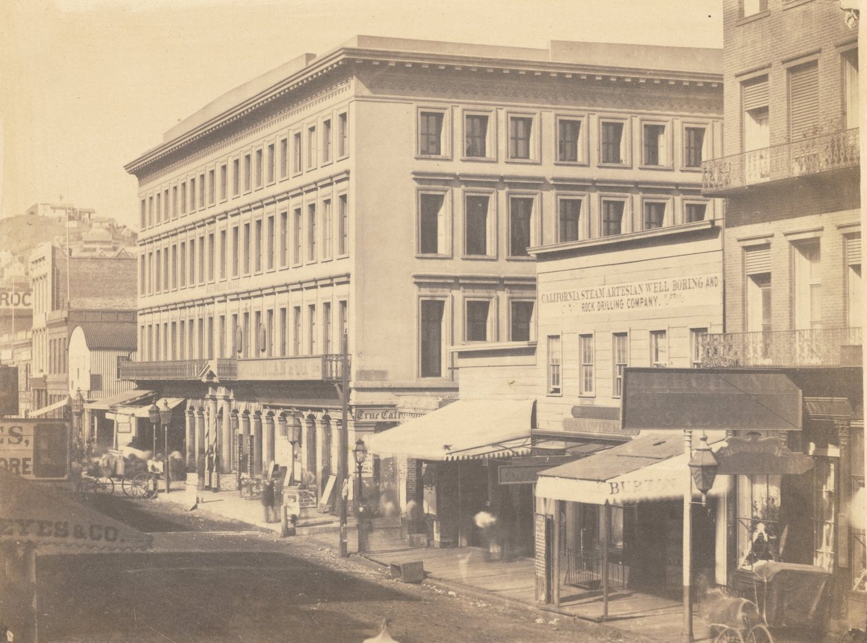 Montgomery Block, Montgomery Street door G. R. Fardon