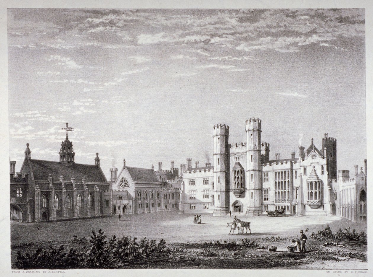 Lambeth Palace, Londen, ca. 1830 door GF Bragg