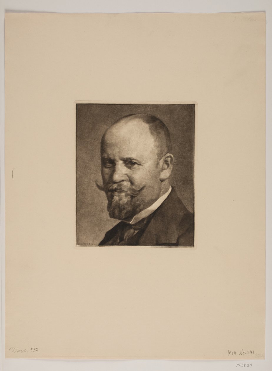 De schilder Otto Balle door G.V. Blom
