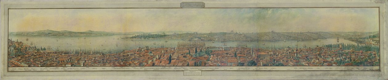 Uitzicht op Constantinopel door G. Manzoni