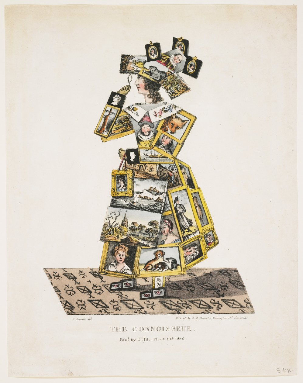 De kenner, 1830 door G. Spratt