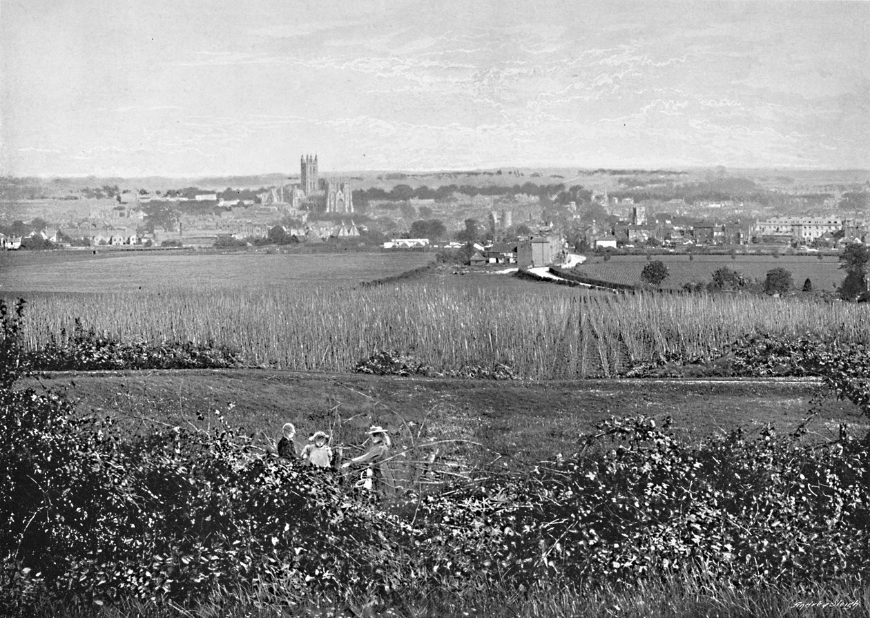 Canterbury, ca. 1896 door G. W. Wilson and Company