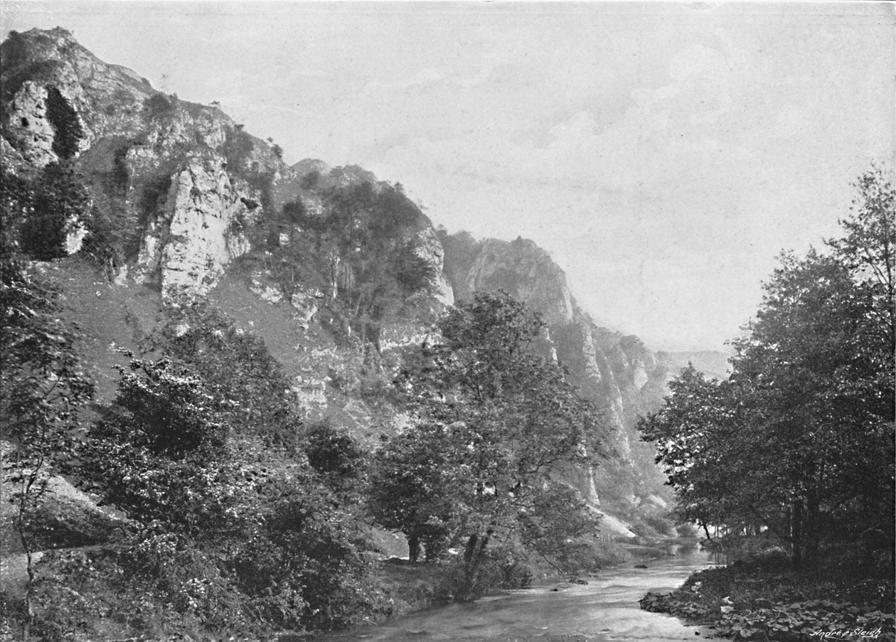 Tissington Sires, Dovedale, ca. 1896 door G. W. Wilson and Company