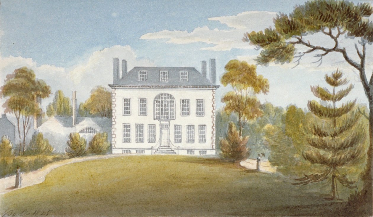 Mitcham Hall, Mitcham, Surrey, 1825 door G Yates