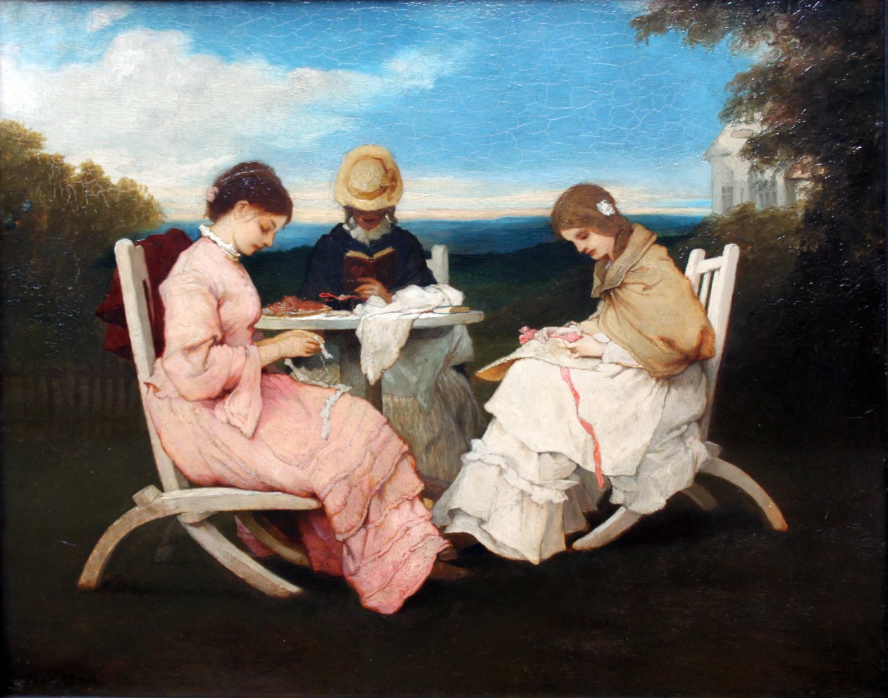 De zusters door Gabriel von Max