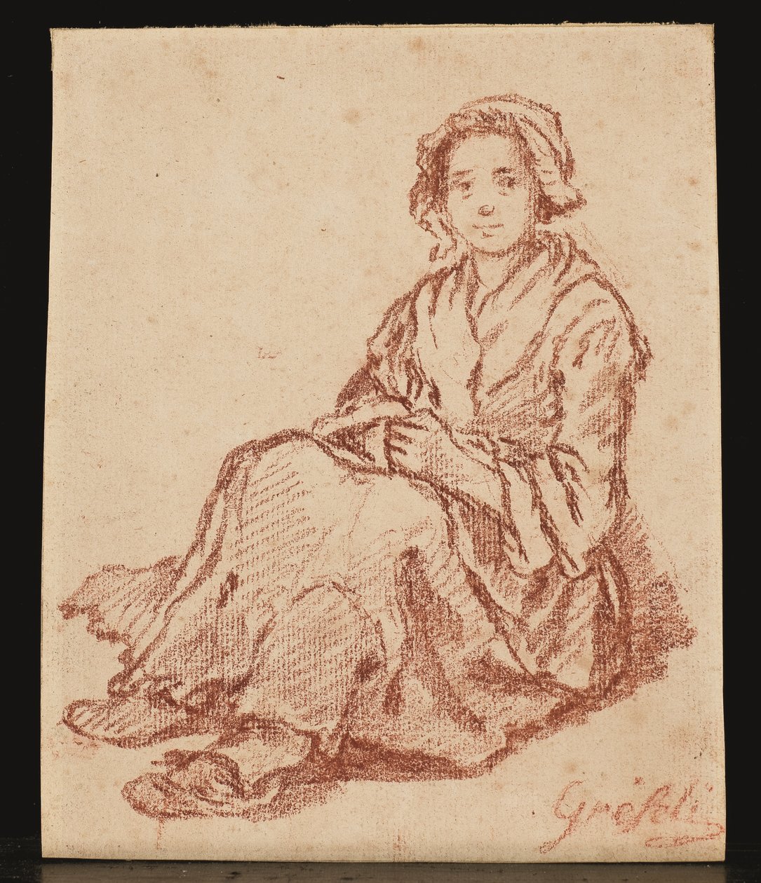 Een Zittende Vrouw (Femme assise) door Gabriel Gresly