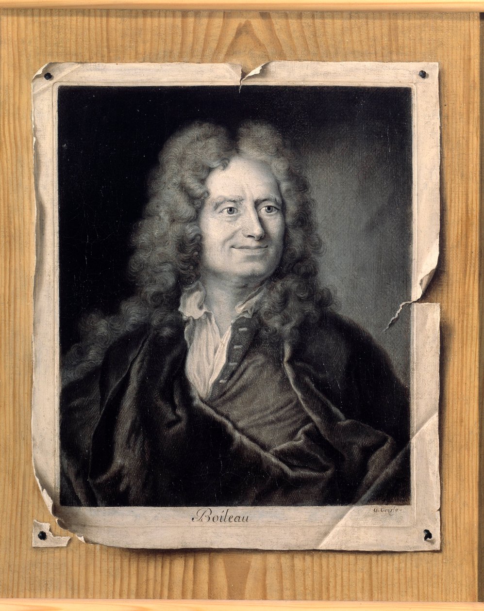 Portret van Nicolas Boileau (1636-1711) door Gabriel Gresly