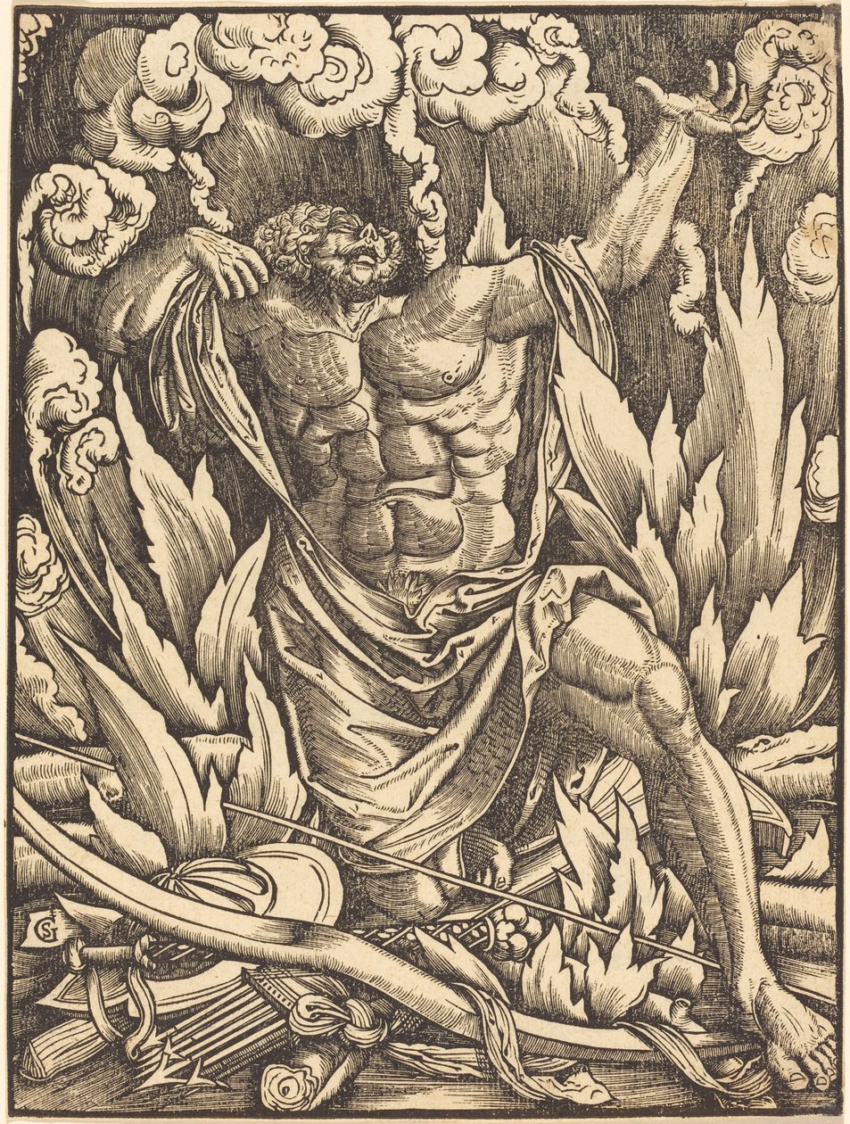 De Dood van Hercules door Gabriel Salmon