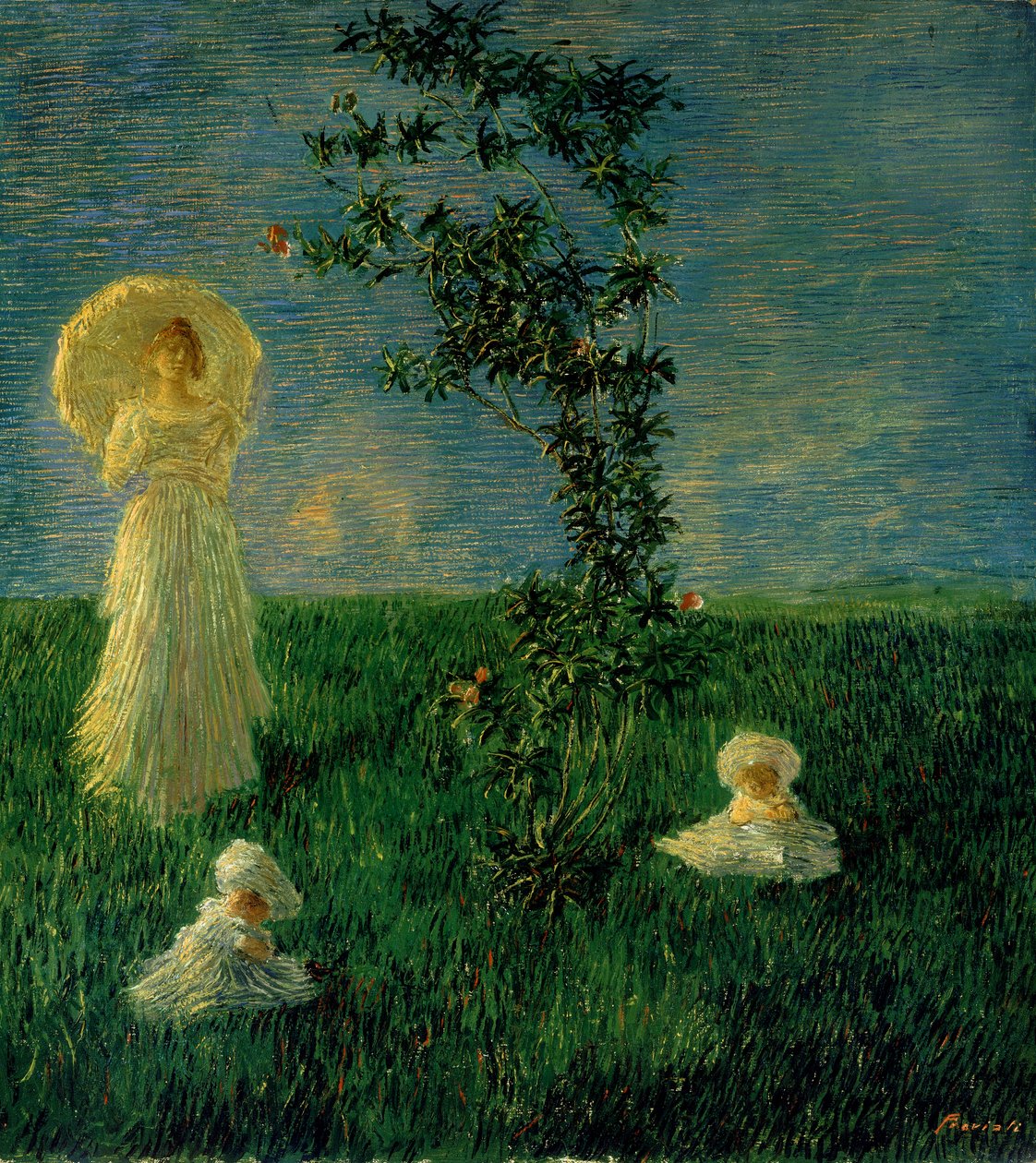 Op de weide door Gaetano Previati