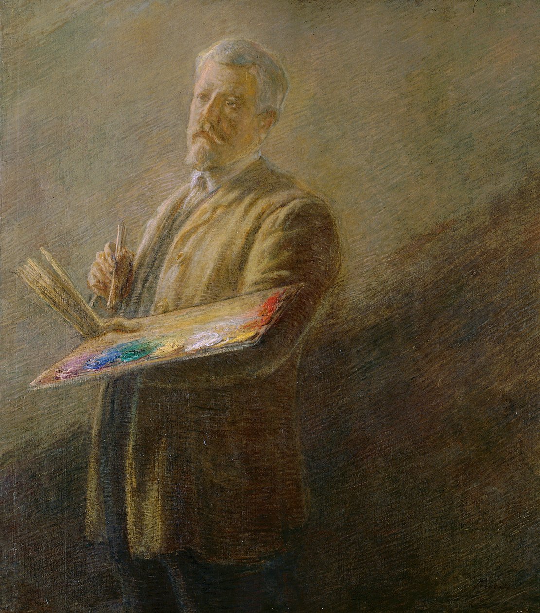 Zelfportret door Gaetano Previati