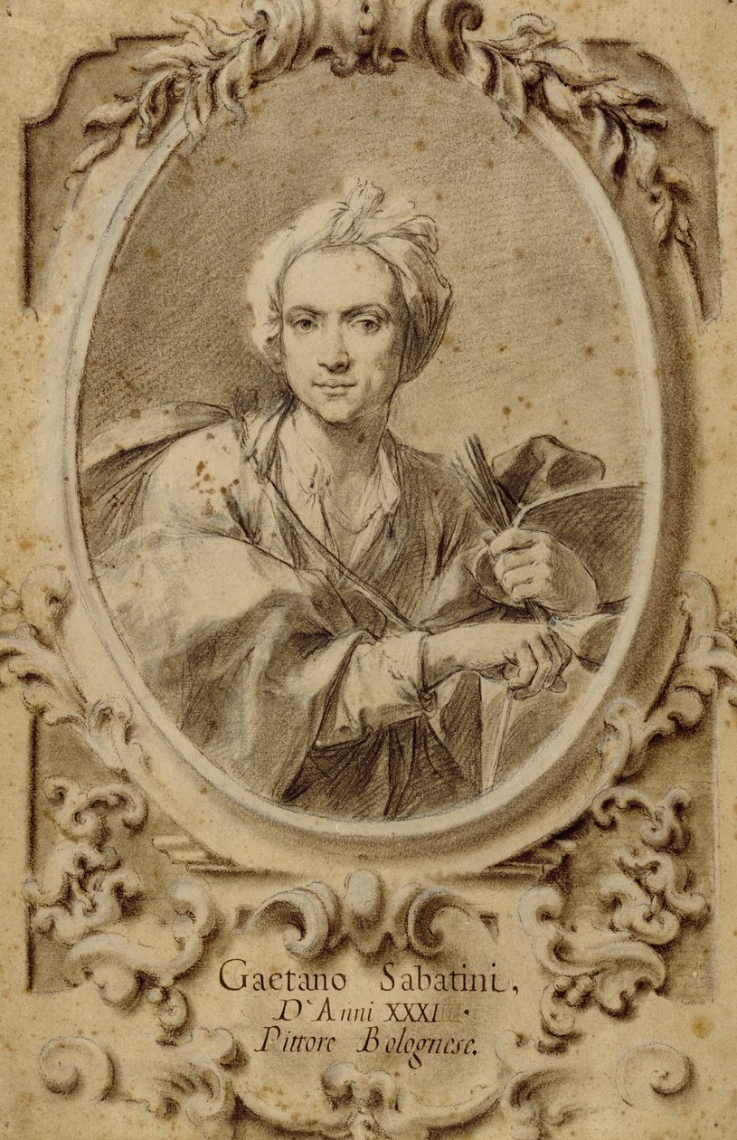 Zelfportret door Gaetano Sabatini