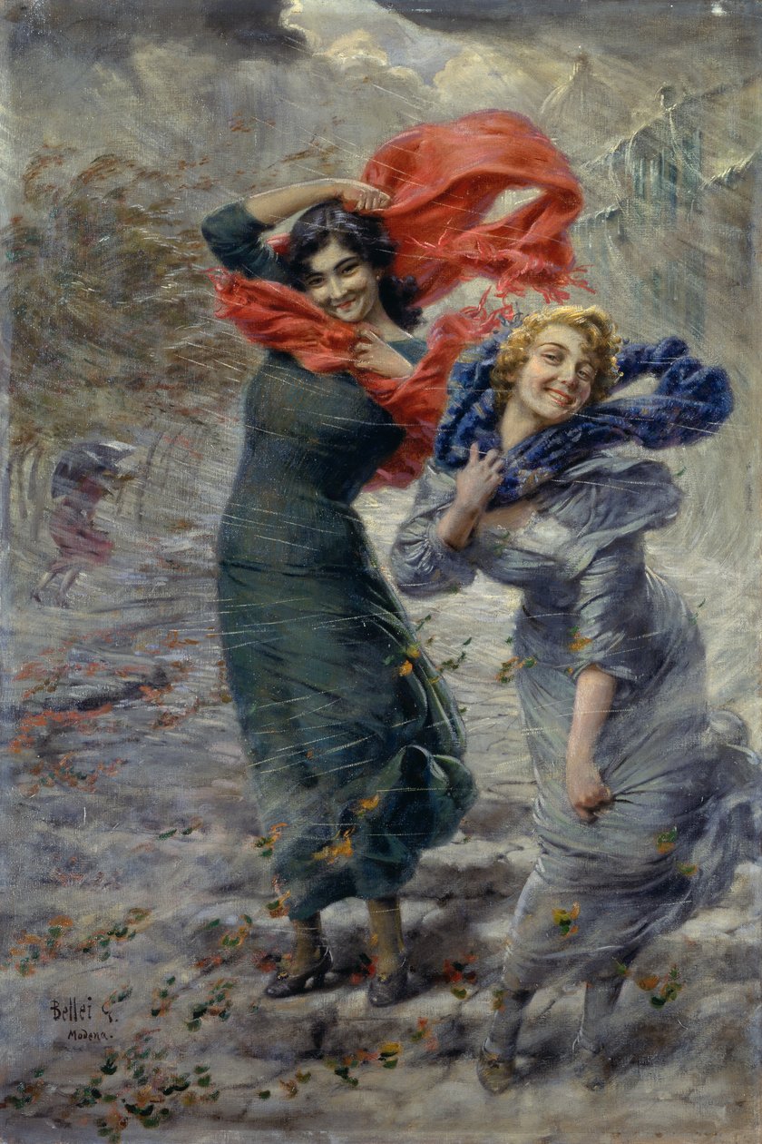 Windvlaag door Gaetano Bellei