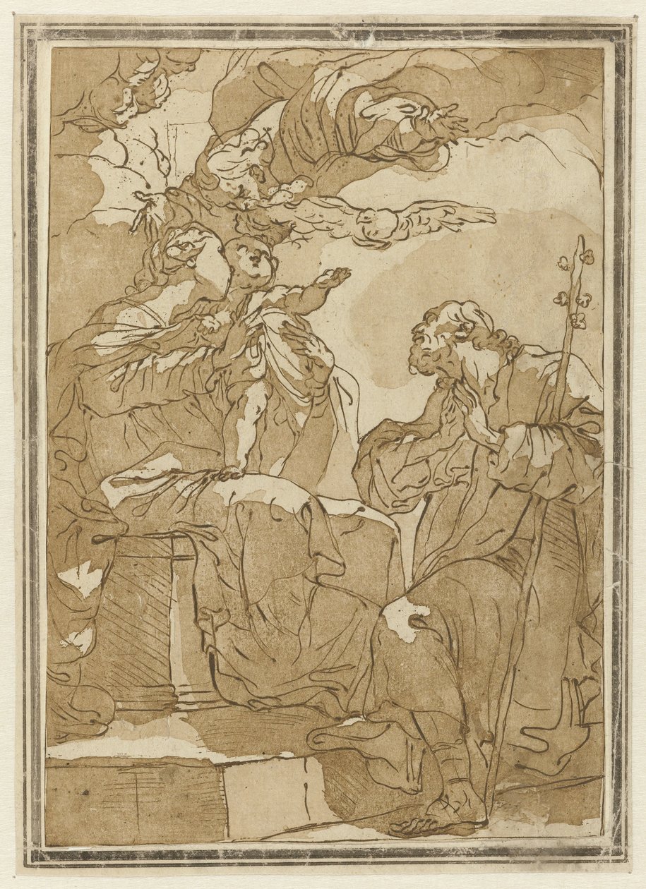 Heilige Familie door Gaetano Gandolfi