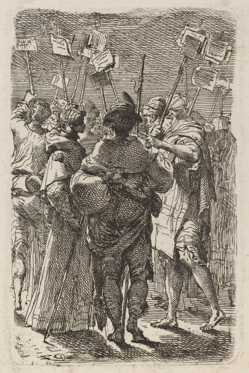 De Pelgrims door Gaetano Gandolfi