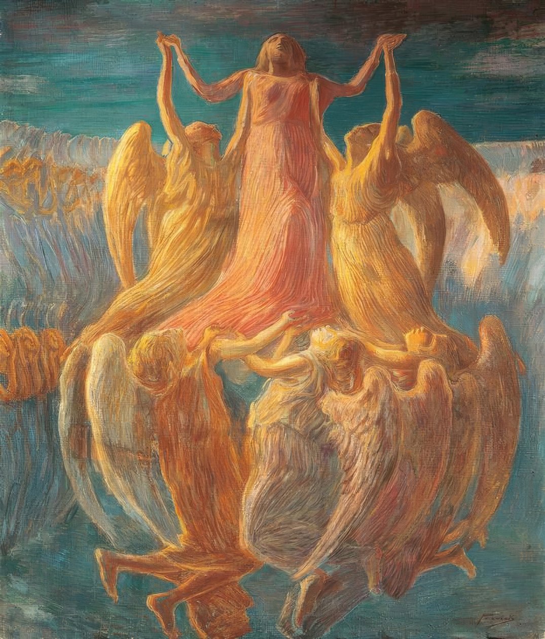 Hemelvaart door Gaetano Previati