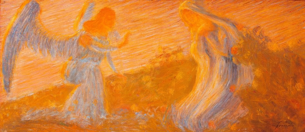 De Verkondiging door Gaetano Previati