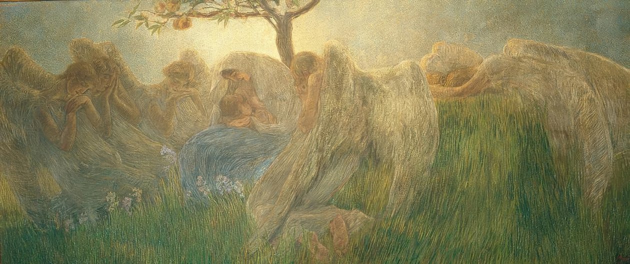 Moederschap door Gaetano Previati