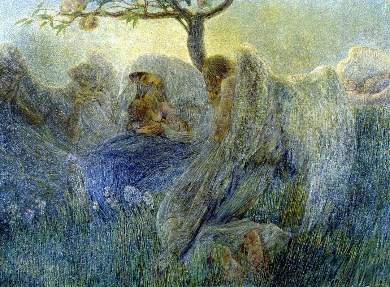 Maternità door Gaetano Previati
