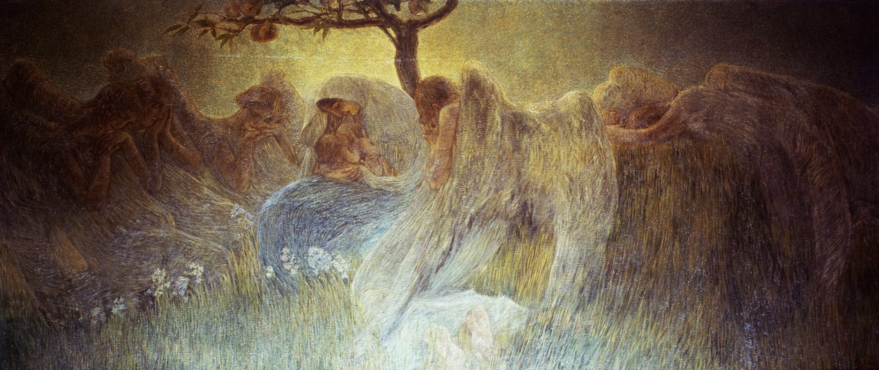 Moederschap door Gaetano Previati