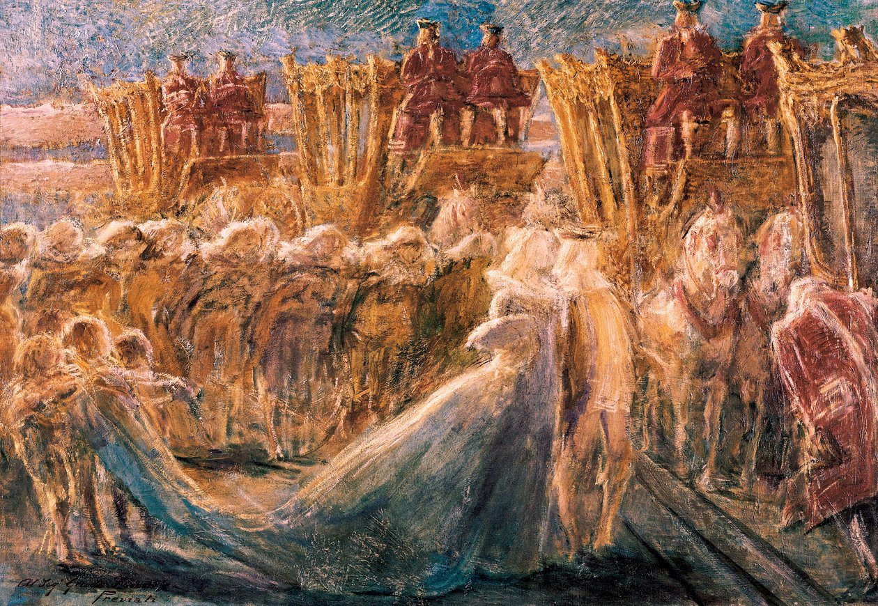 Zonnekoning door Gaetano Previati
