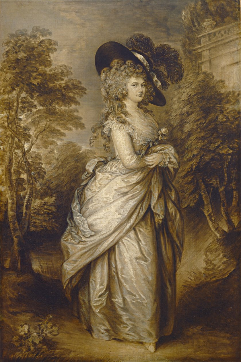 Georgiana, Hertogin van Devonshire door Gainsborough Dupont