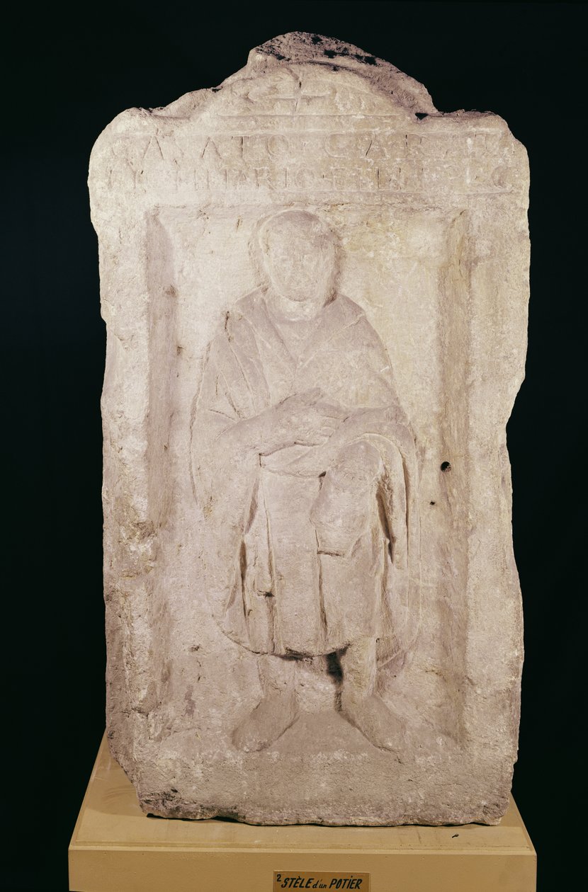 Grafstèle van een pottenbakker door Gallo Roman