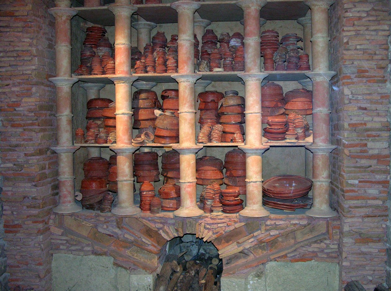 Pottenbakkersoven uit Graufesenque, ca. 150 v.Chr. door Gallo Roman