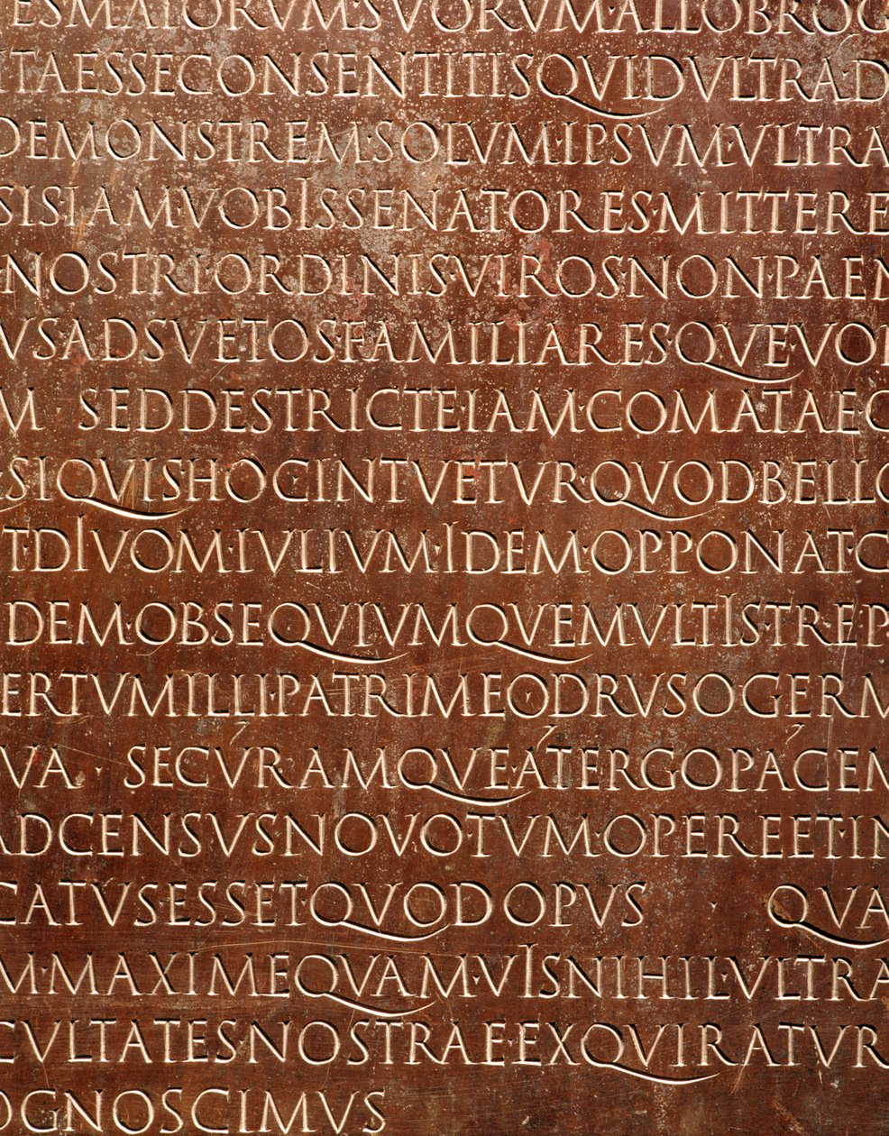 De Lyon Tablet (detail), ca. 48 AD (brons) door Gallo Roman