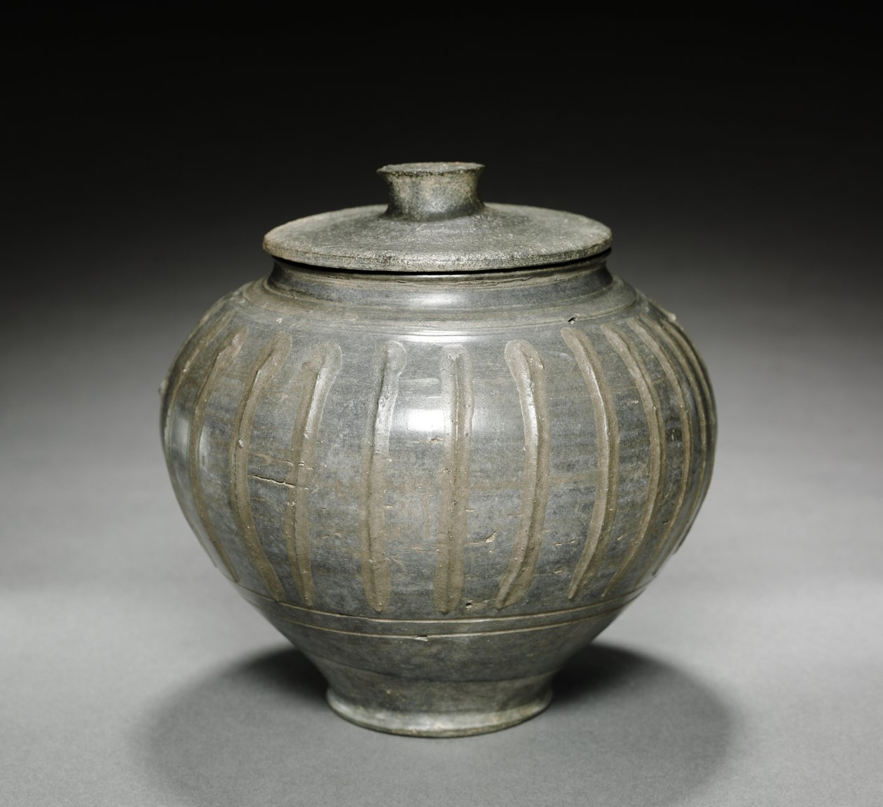 Pot met deksel, 100s door Gallo Roman