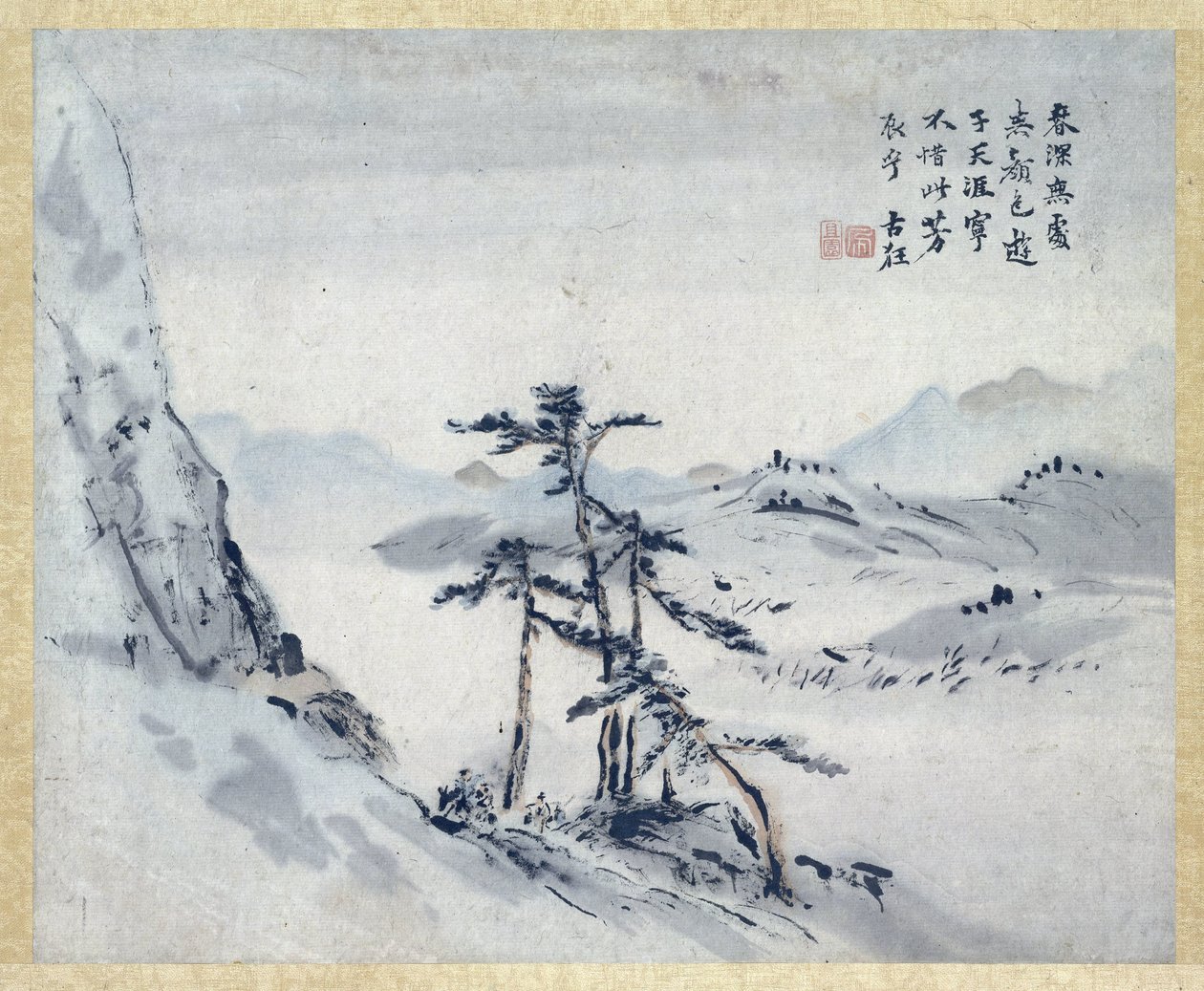 Schildering door Gao Qipei