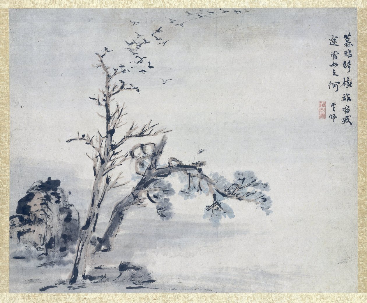 Schildering door Gao Qipei