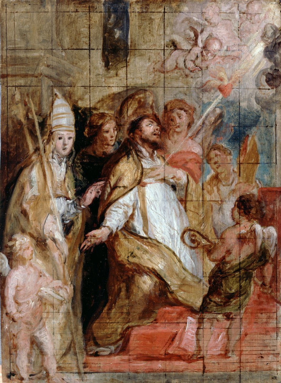 St. Augustinus in Extase door Gaspar De Crayer