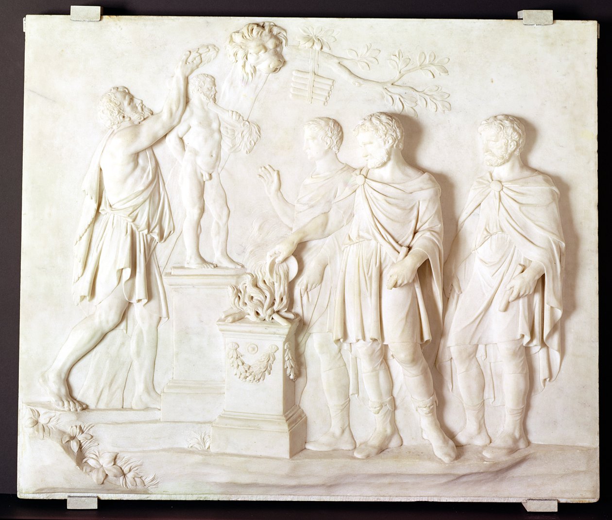 Offer aan Hercules, c.1766 door Gaspar Vanderhagen