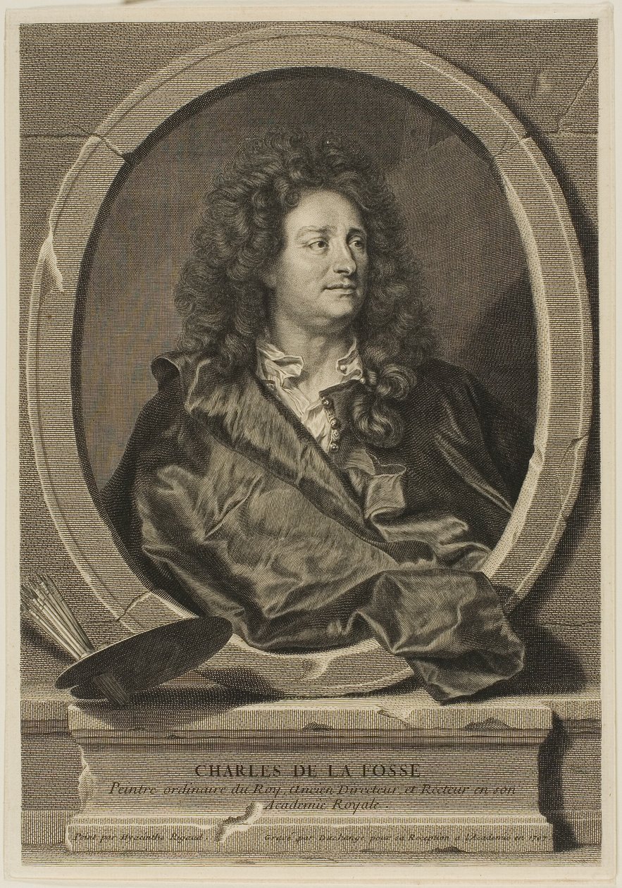 Charles de La Fosse door Gaspard Duchange