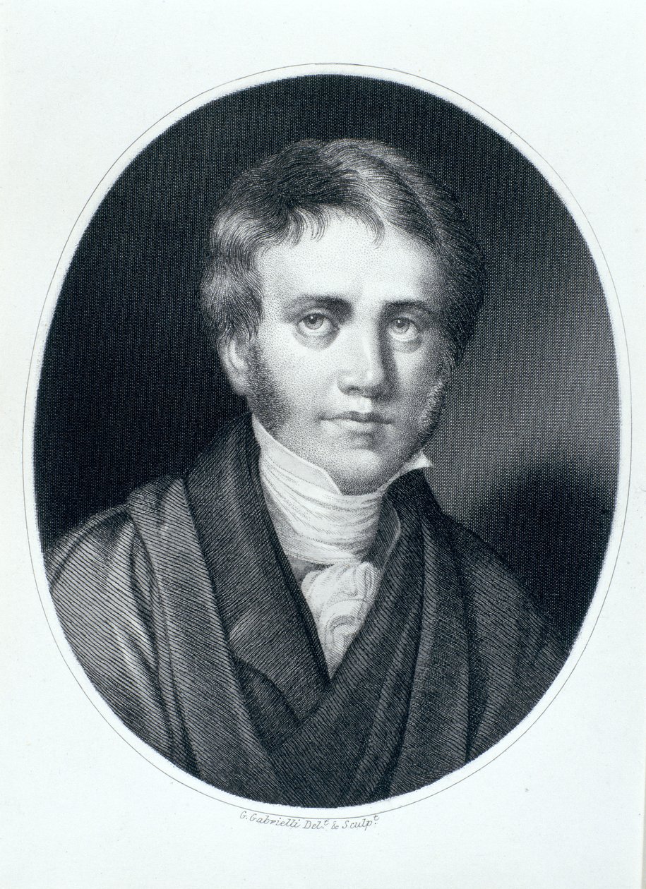 Sir John Herschel, astronoom en wetenschapper, 1810s door Gaspare Gabrielli