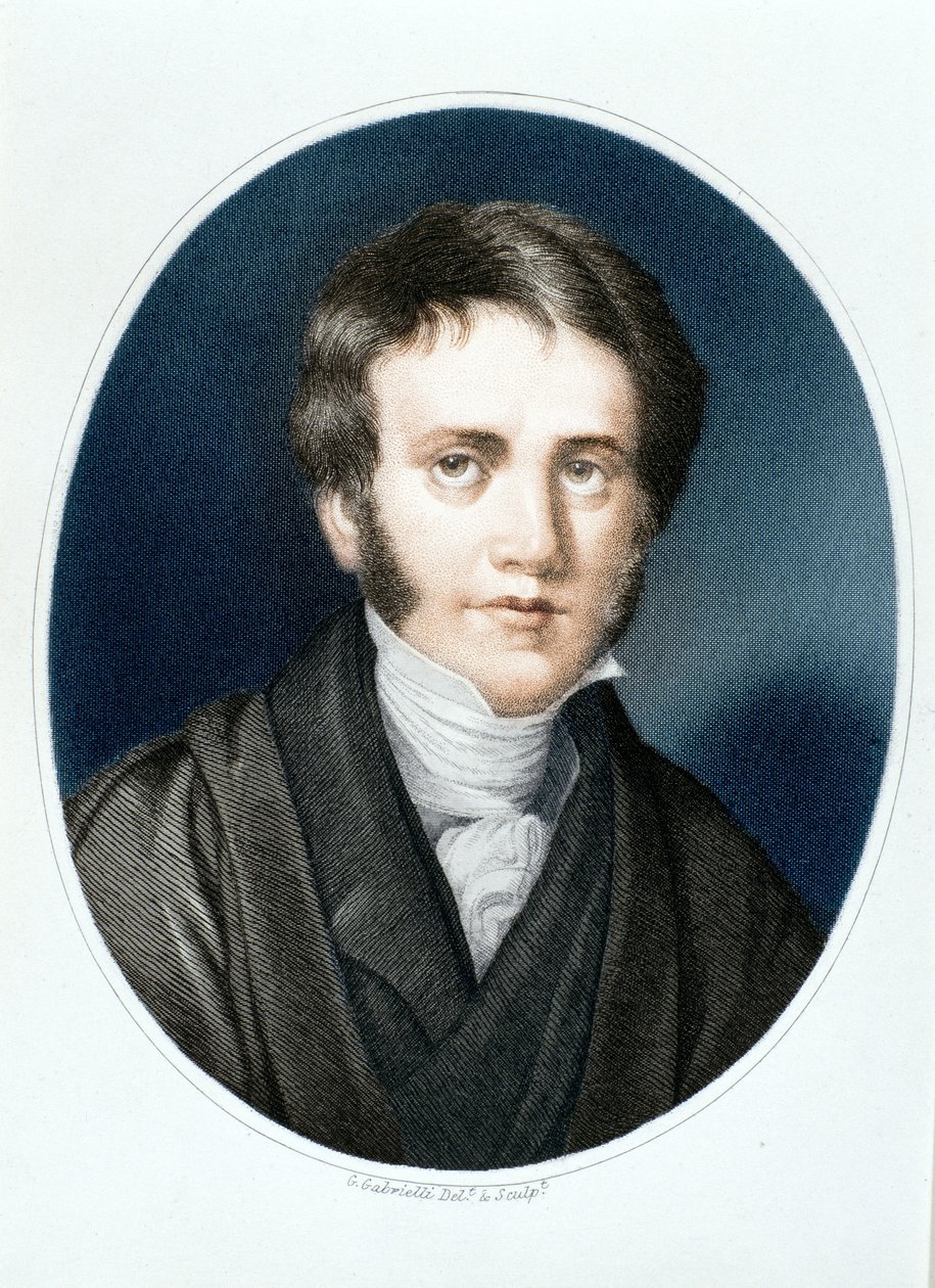 Sir John Herschel, astronoom en wetenschapper, 1810s door Gaspare Gabrielli