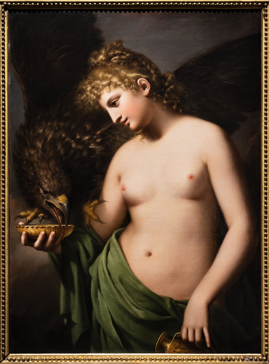 Hebe als schenker van Jupiter