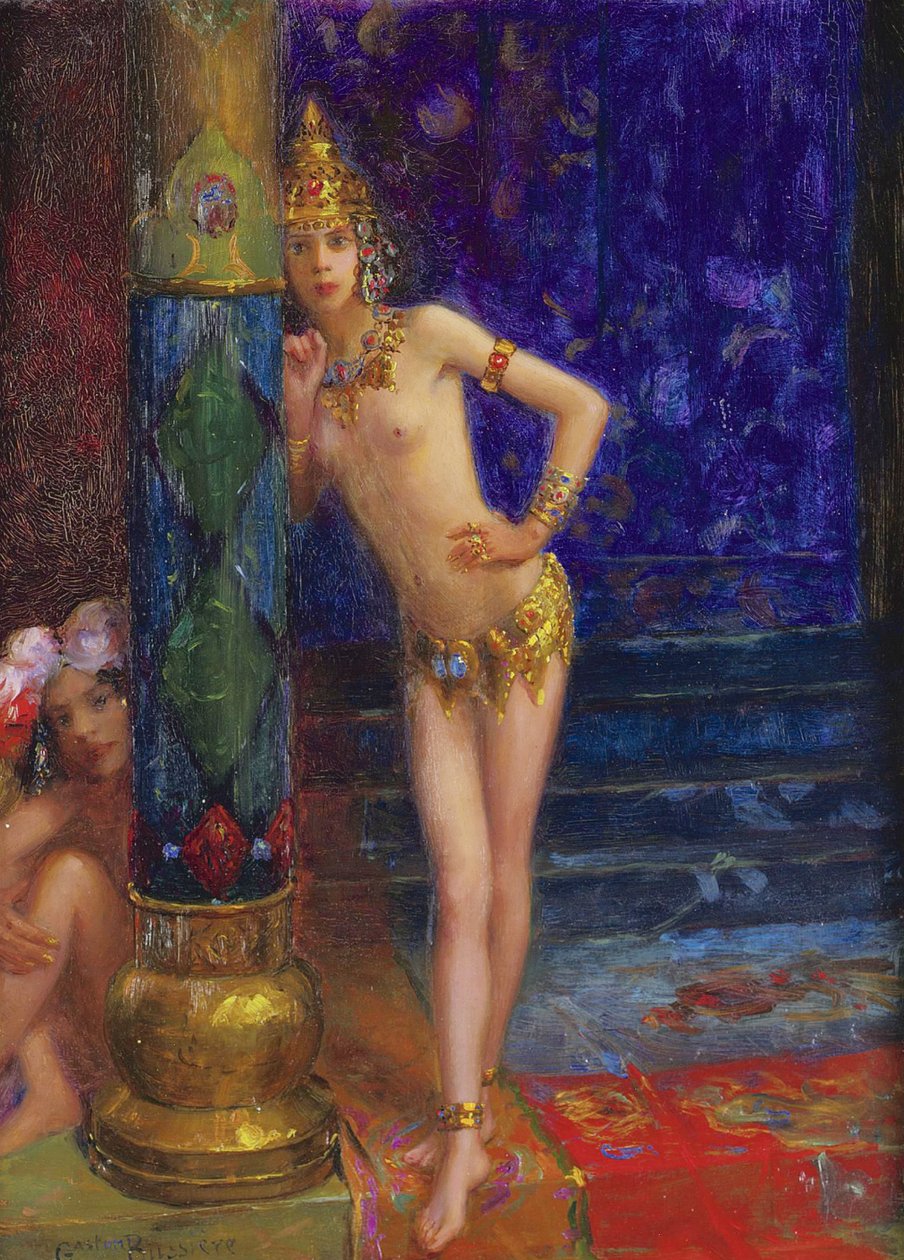Twee Dansers door Gaston Bussiere
