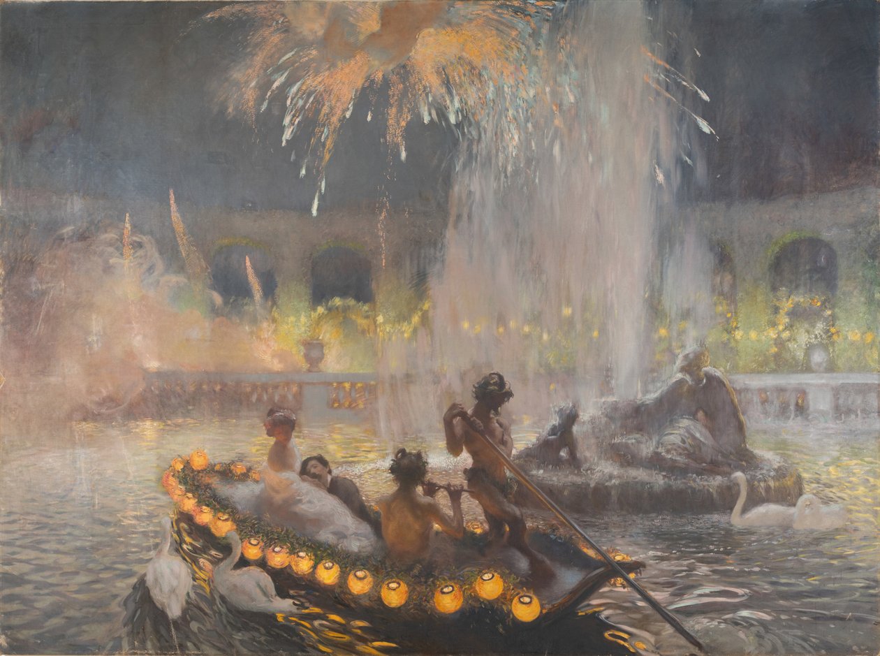 Nachtfeest in Versailles door Gaston La Touche de