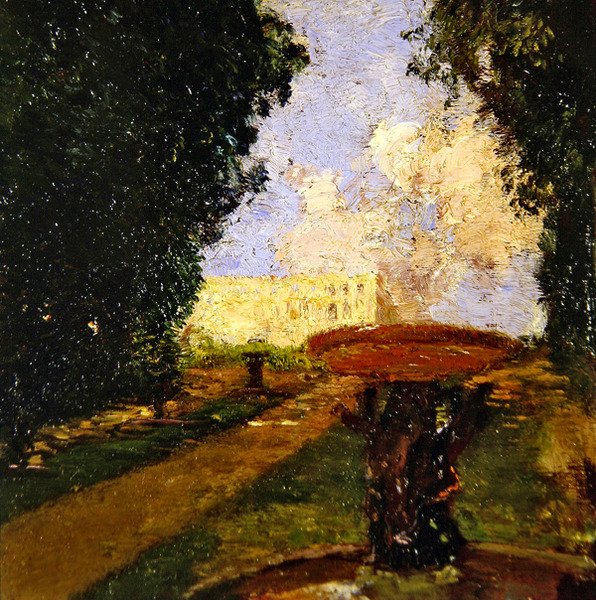 Tuin Scène door Gaston de la Touche