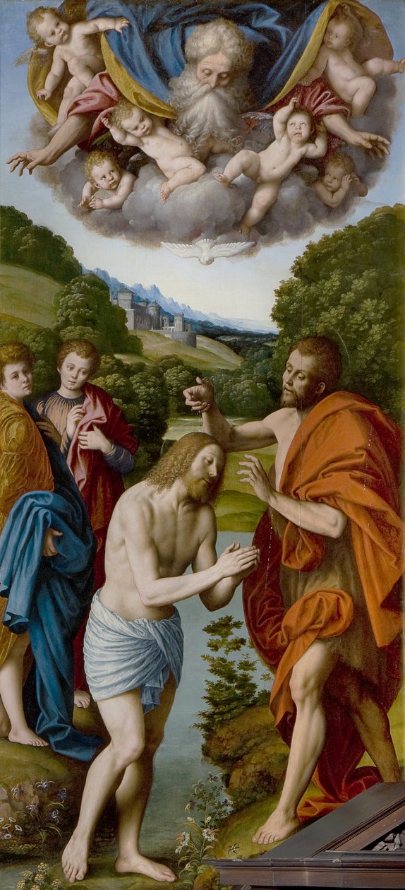 Doop van Christus door Gaudenzio Ferrari