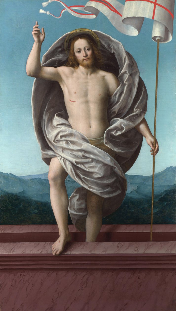 Christus verrijst uit het graf, ca. 1540 door Gaudenzio Ferrari