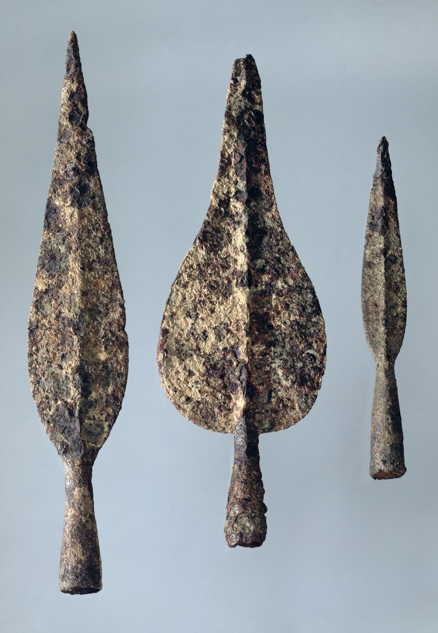 Lans- en speerpunten, 475-300 v.Chr. door Gaulish