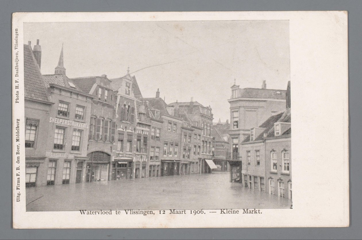 Watervloed in Zeeland door Gebroeders van Straaten