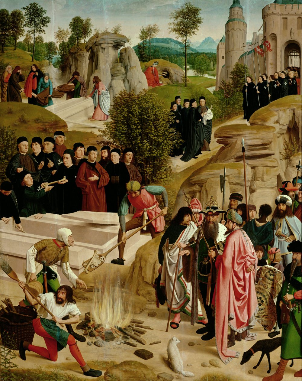 Legende van de relikwieën van Sint Jan de Doper door Geertgen Tot sint Jans