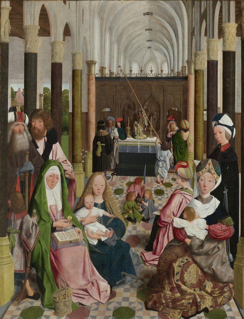 De Heilige Verwantschap, c.1495 door Geertgen Tot sint Jans