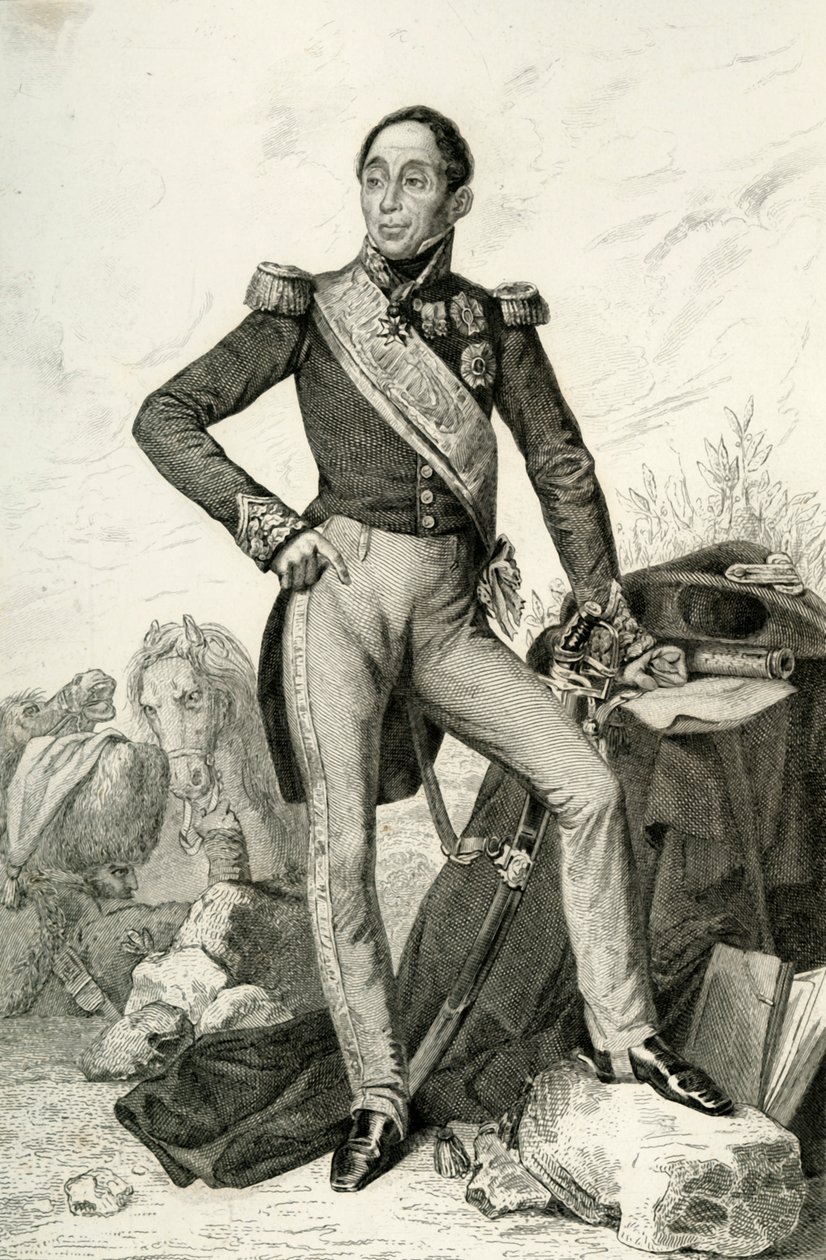 Emmanuel de Grouchy, markies de Grouchy, 1804, 1839 door Geille