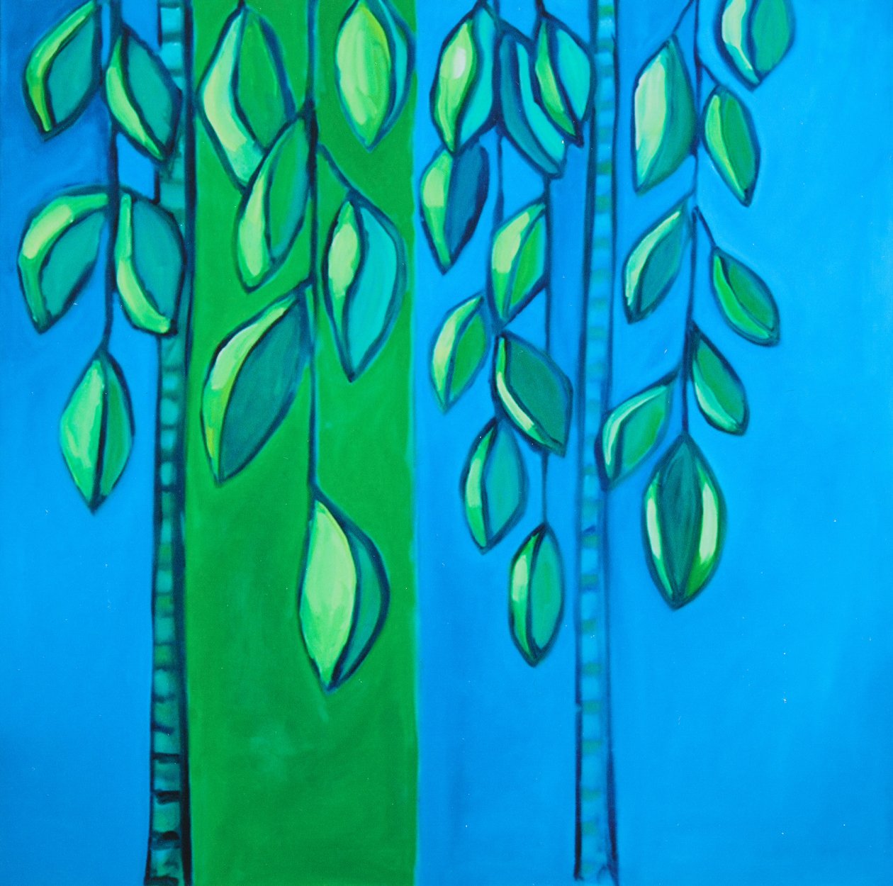 Wensen, 2018 (olieverf op doek) door Genevieve French