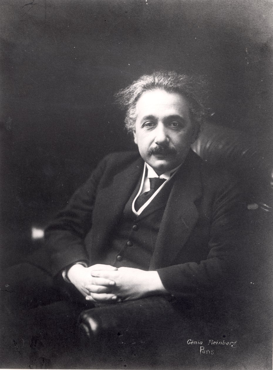 Albert Einstein, ca. 1922 door Genia Reinberg